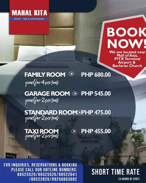 mahal kita hotel rates in pasay